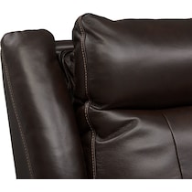 vince dark brown sofa   