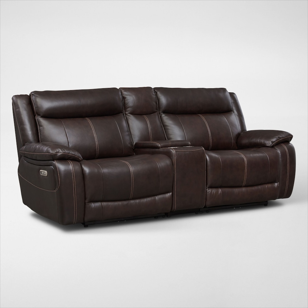 vince dark brown sofa web   