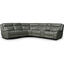 vince gray  pc power reclining sectional   