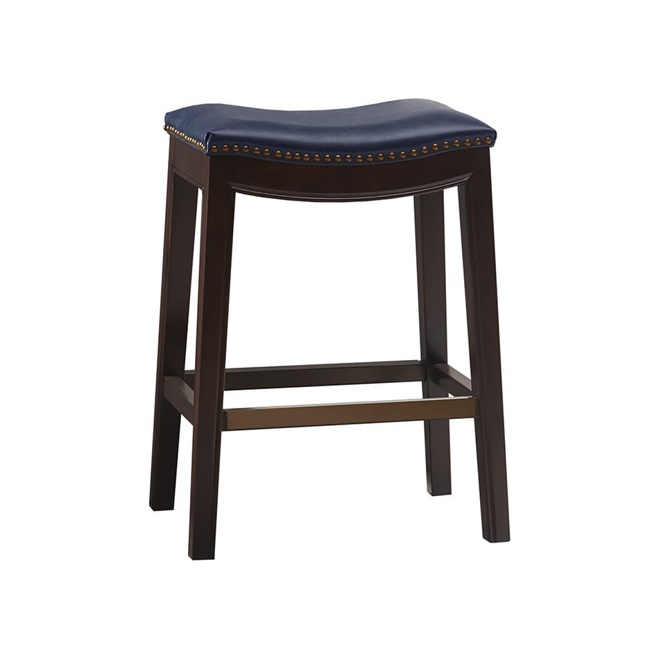 vincenzo blue counter height stool   