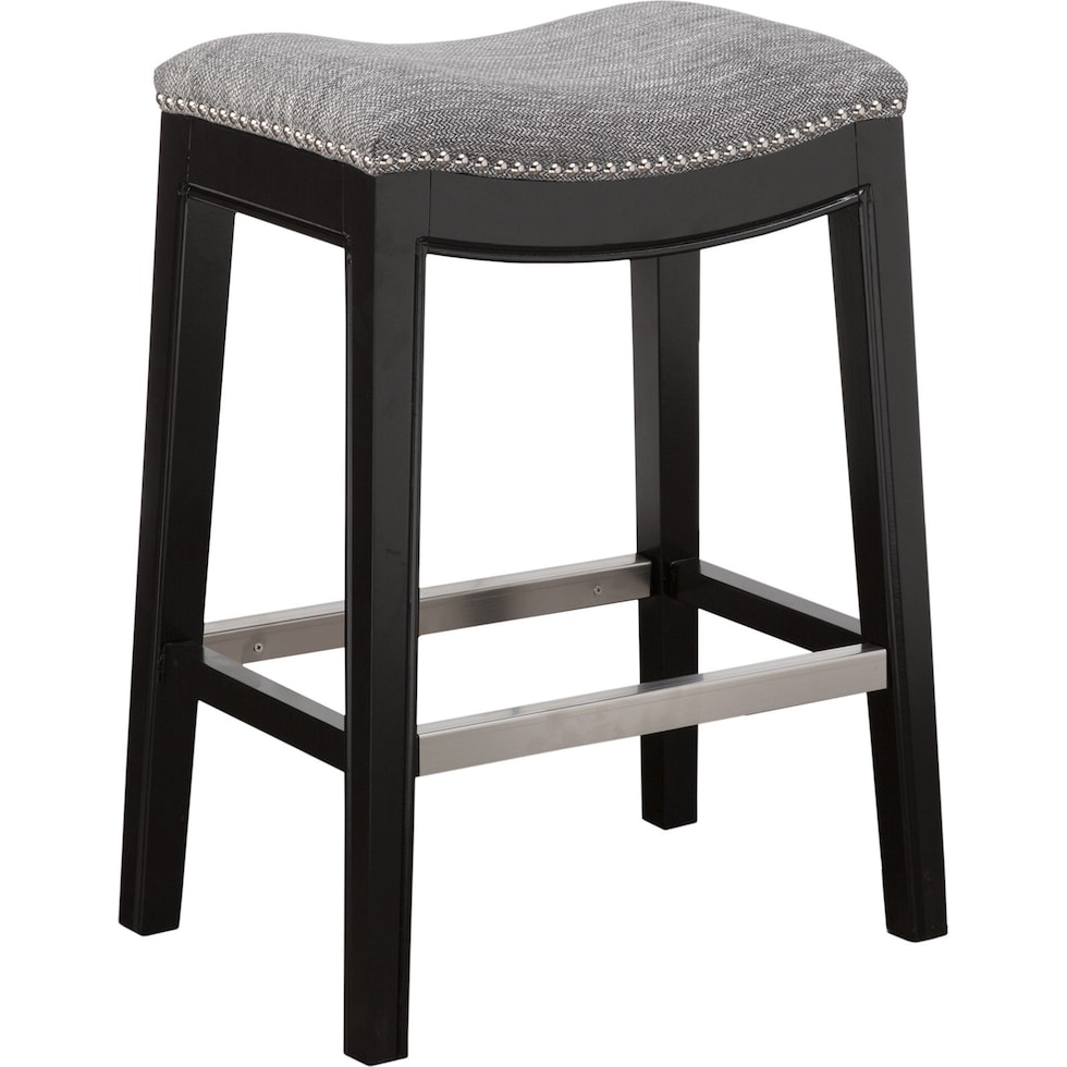 vincenzo gray counter height stool   