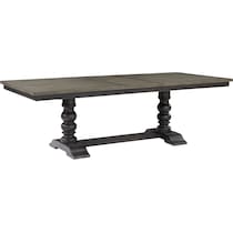 vineyard black dining table   