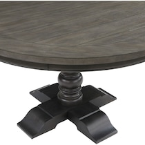 vineyard black dining table   