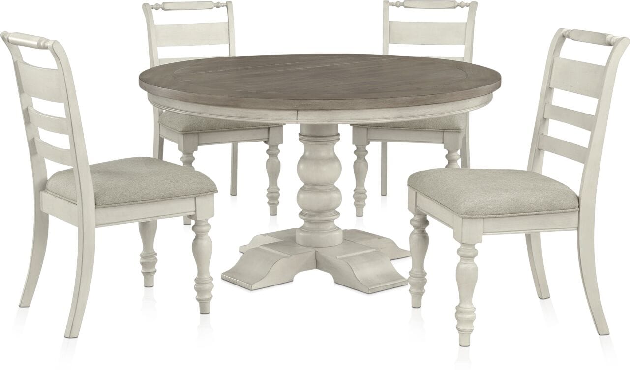 120cm round dining cheap table with 4 chairs