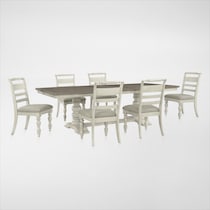 vineyard white  pc dining room web   