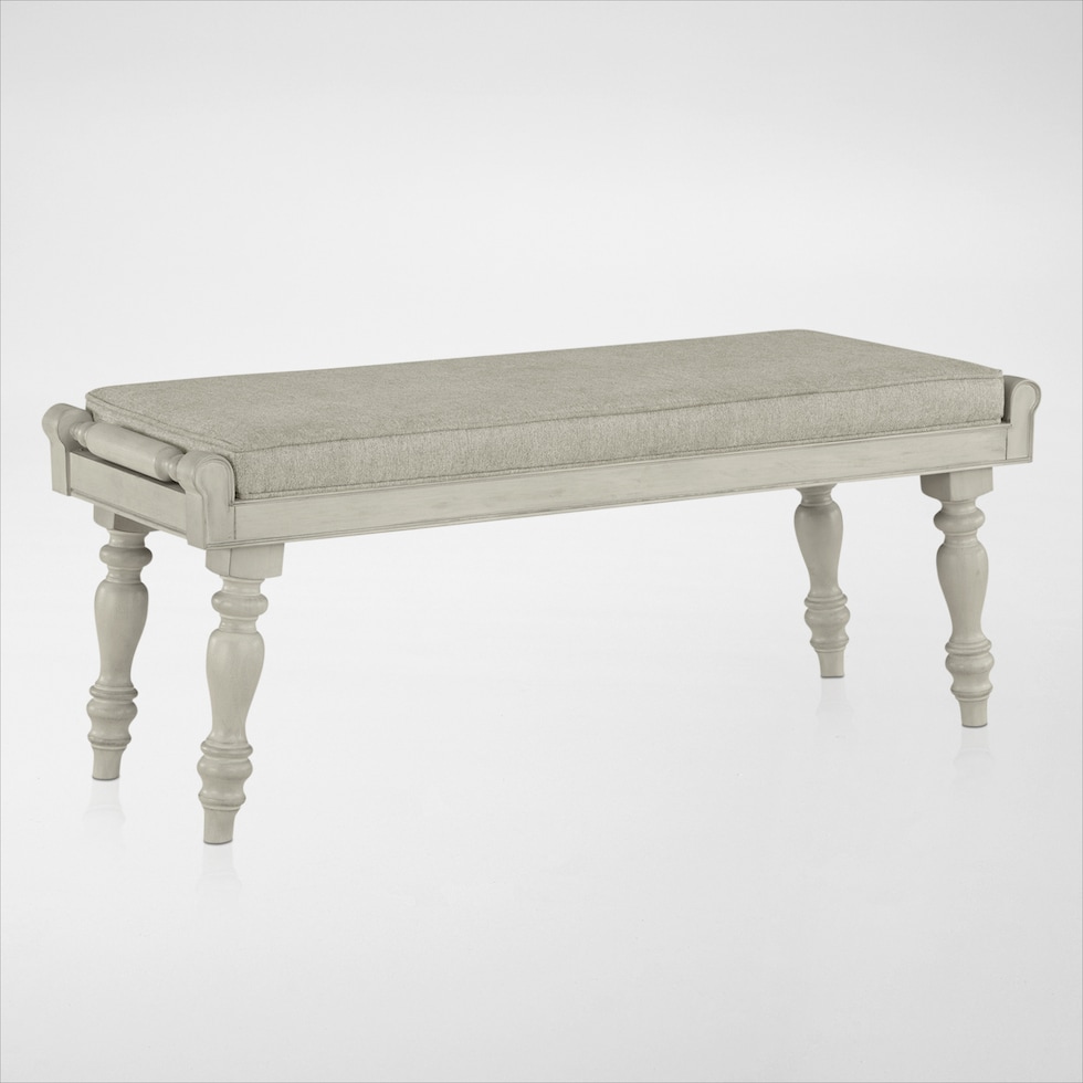 vineyard white dining bench web   