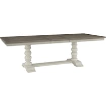 vineyard white dining table   