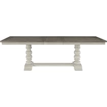 vineyard white dining table   