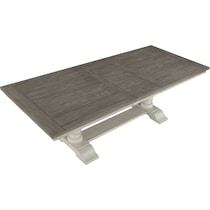 vineyard white dining table   