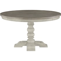 vineyard white dining table   