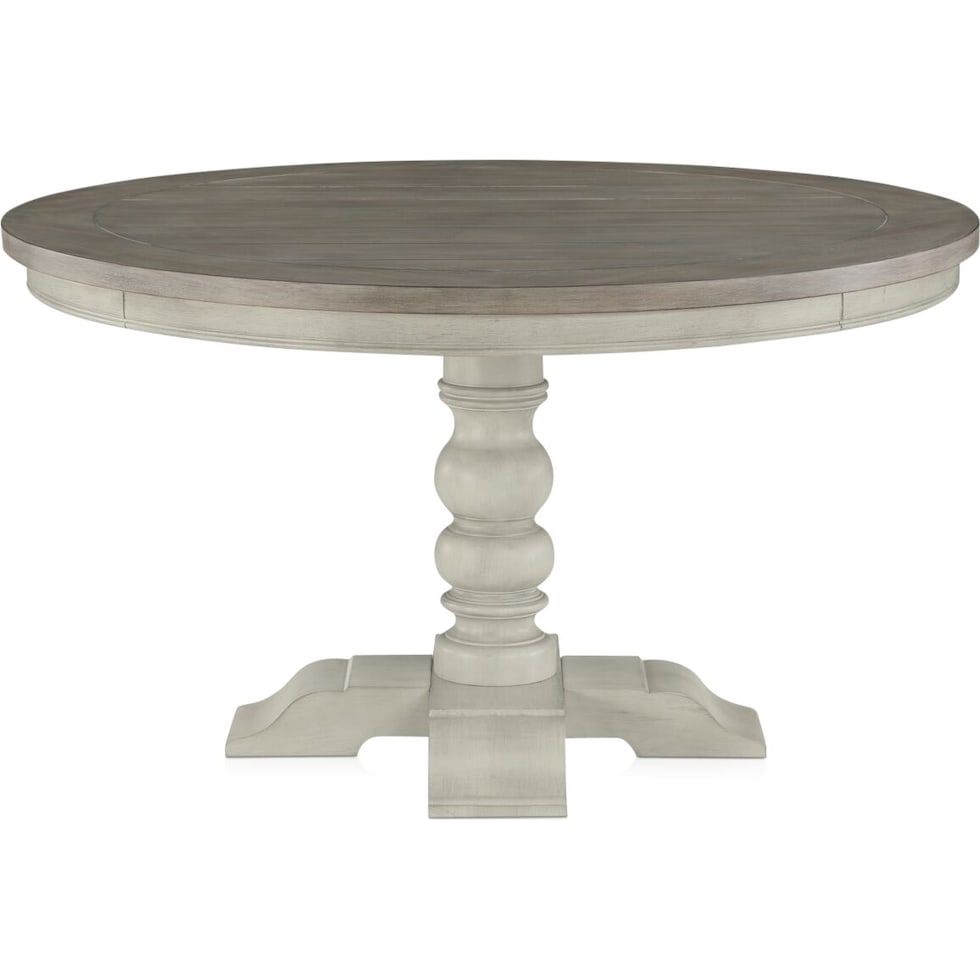 vineyard white dining table   