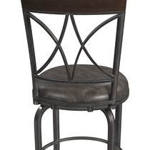 vintry dark brown counter height stool   