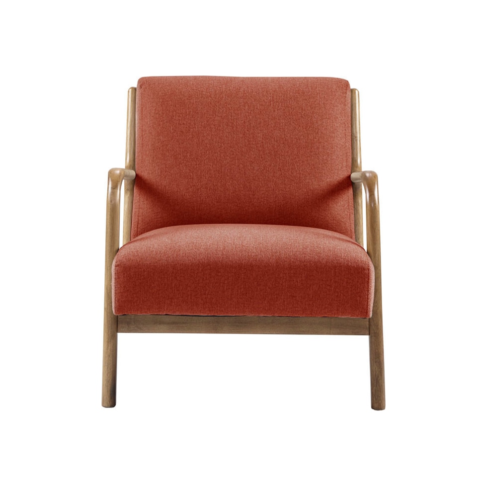 vipin orange accent chair   