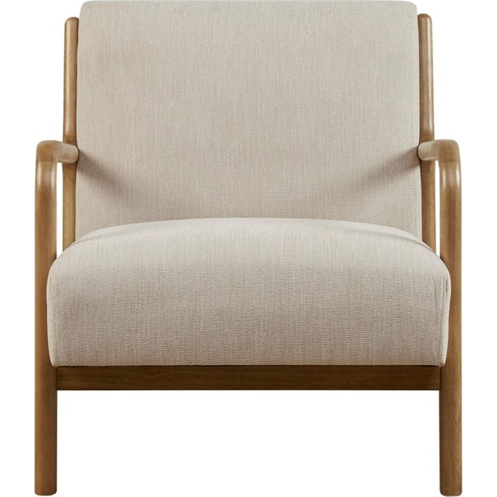 vipin white accent chair   