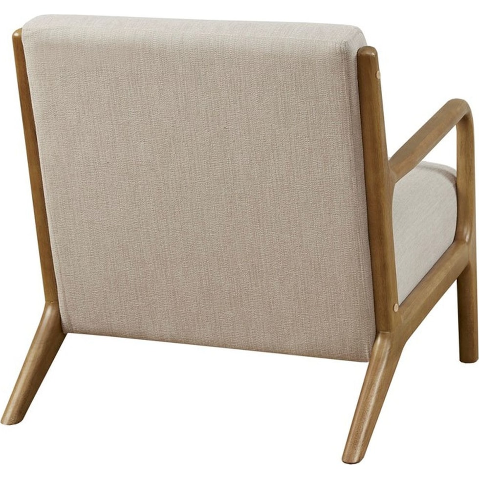 vipin white accent chair   