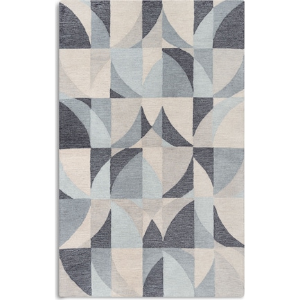 Vita 5 X 8  Area Rug - Gray