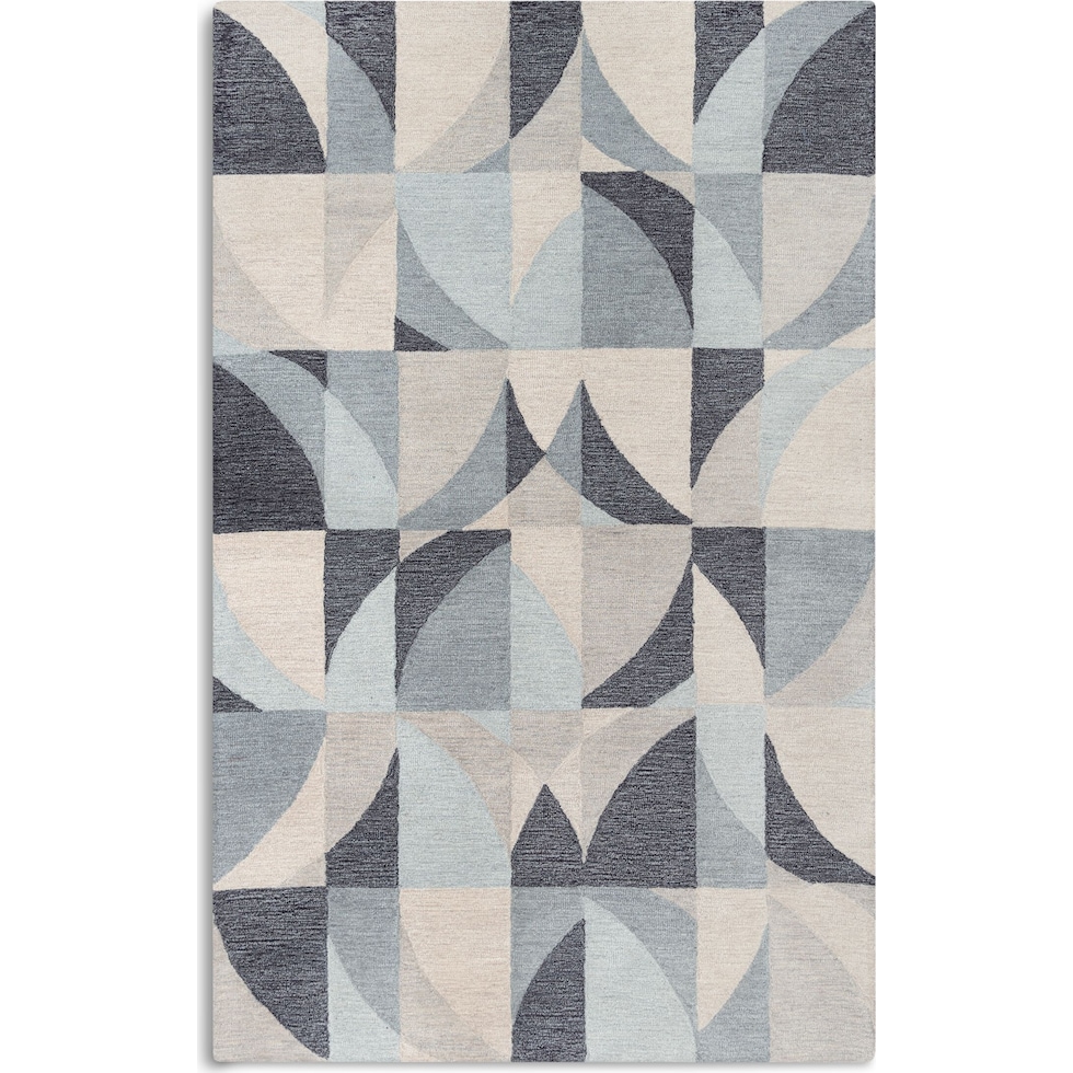 vita gray area rug  x    