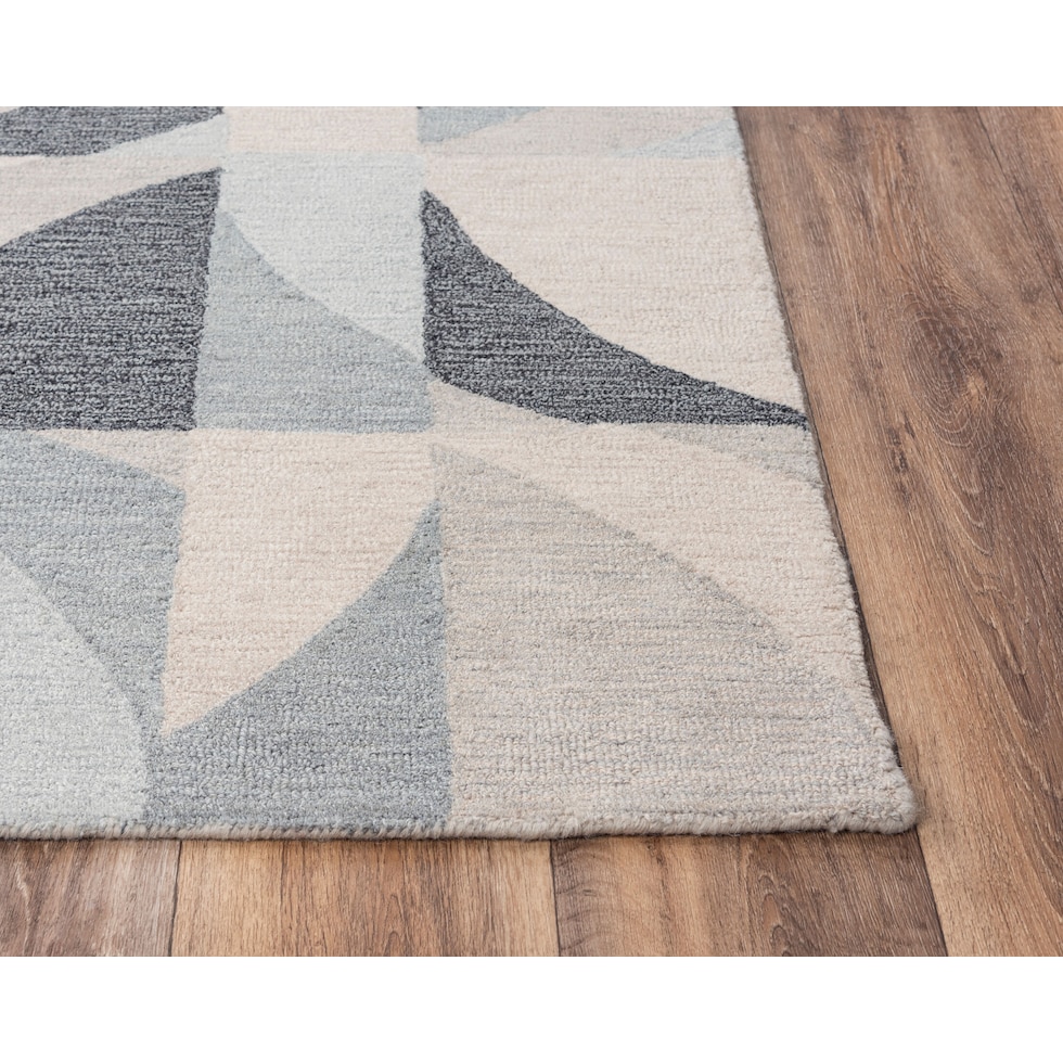 vita gray area rug  x    