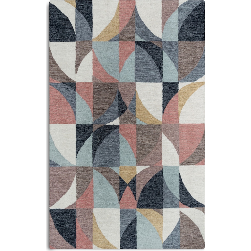 vita multicolor area rug  x    