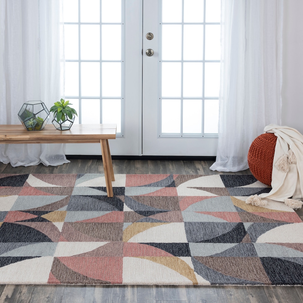 vita multicolor area rug  x    