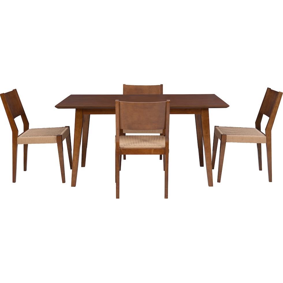 vittorio dark brown  pc dining room   