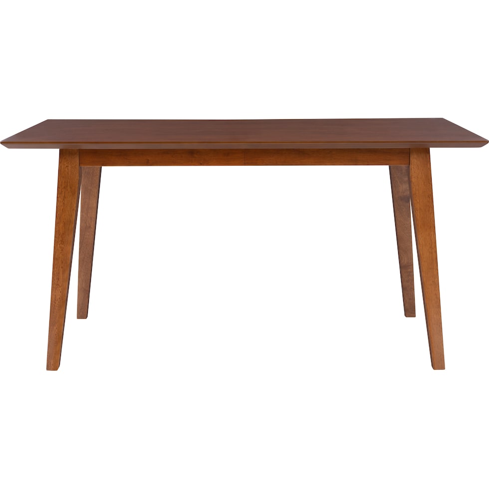 vittorio dark brown dining table   