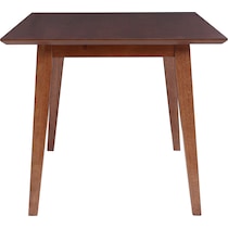 vittorio dark brown dining table   