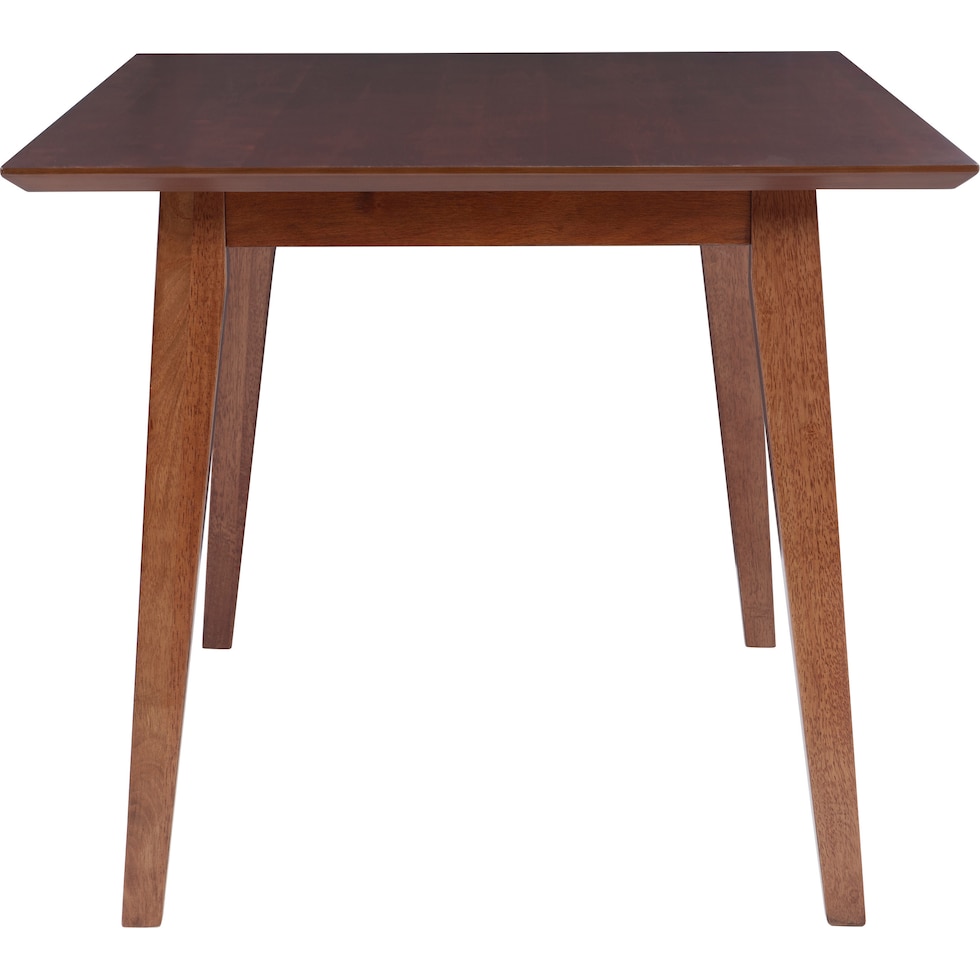 vittorio dark brown dining table   