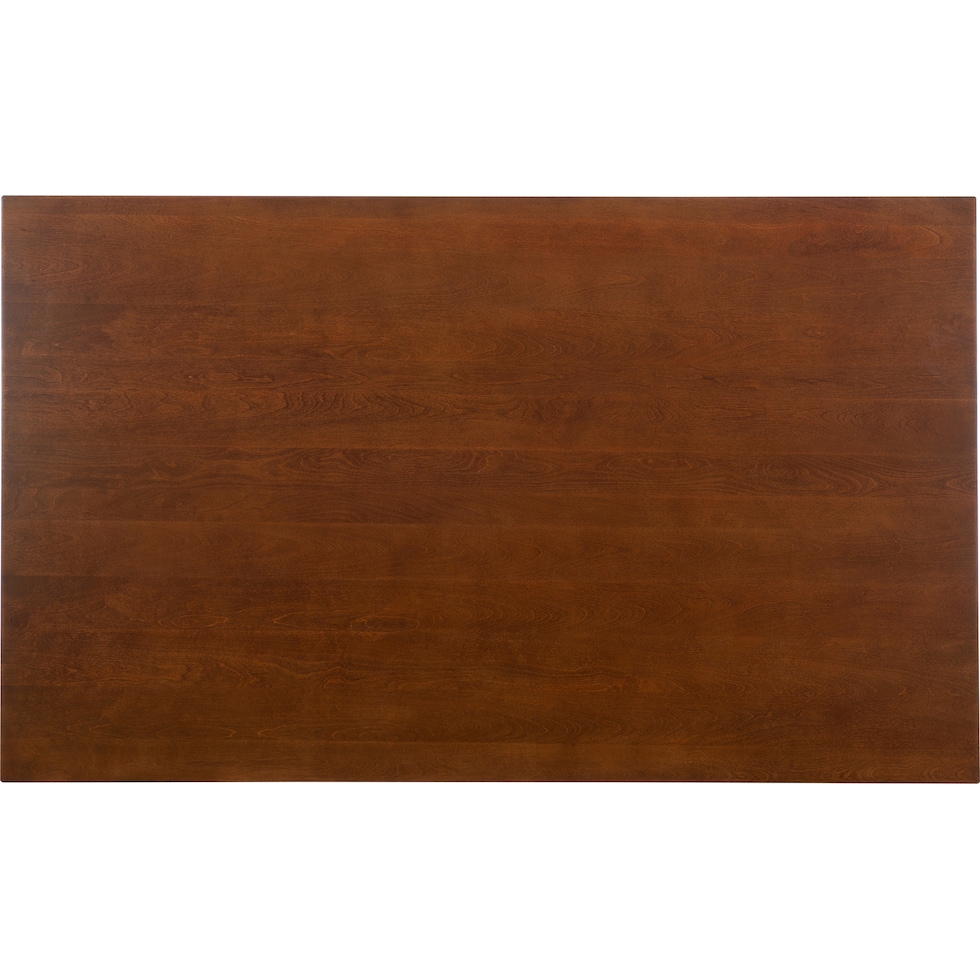 vittorio dark brown dining table   