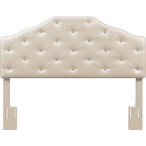 vivienne white full queen headboard   