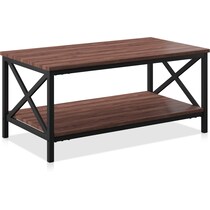 vivy dark brown coffee table   