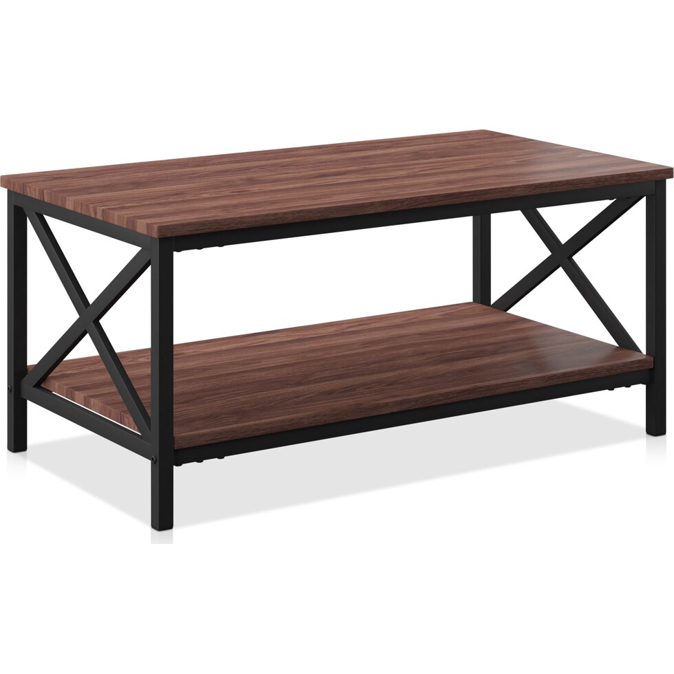 vivy dark brown coffee table   