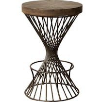 vortex dark brown counter height stool   