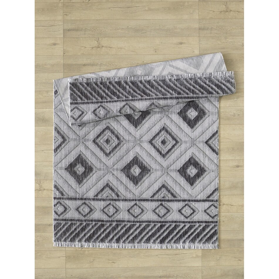 Waco 8' x 10' Area Rug Dark Gray Value City Furniture