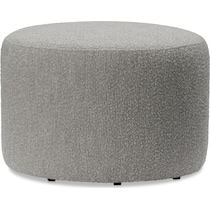 wade gray ottoman   