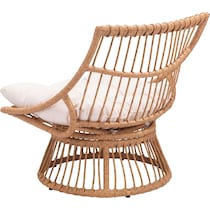 waikiki tan cream outdoor chair   