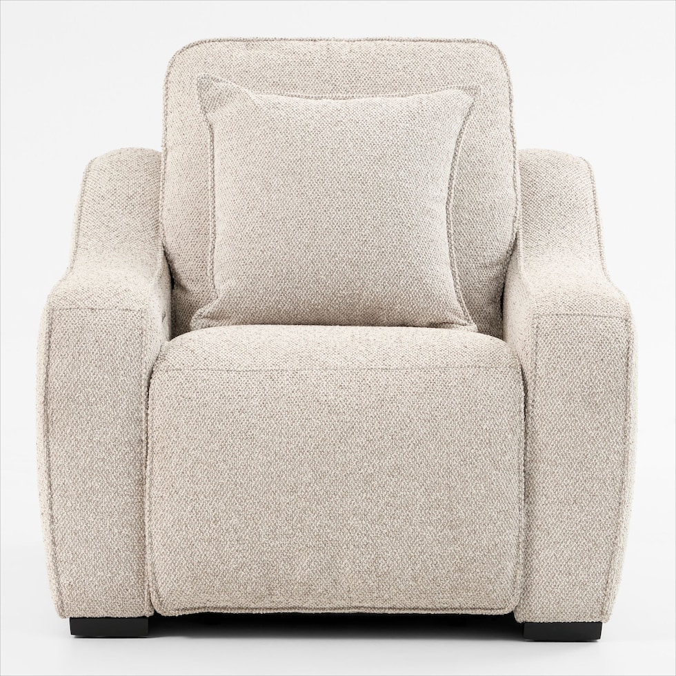 walden white recliner   