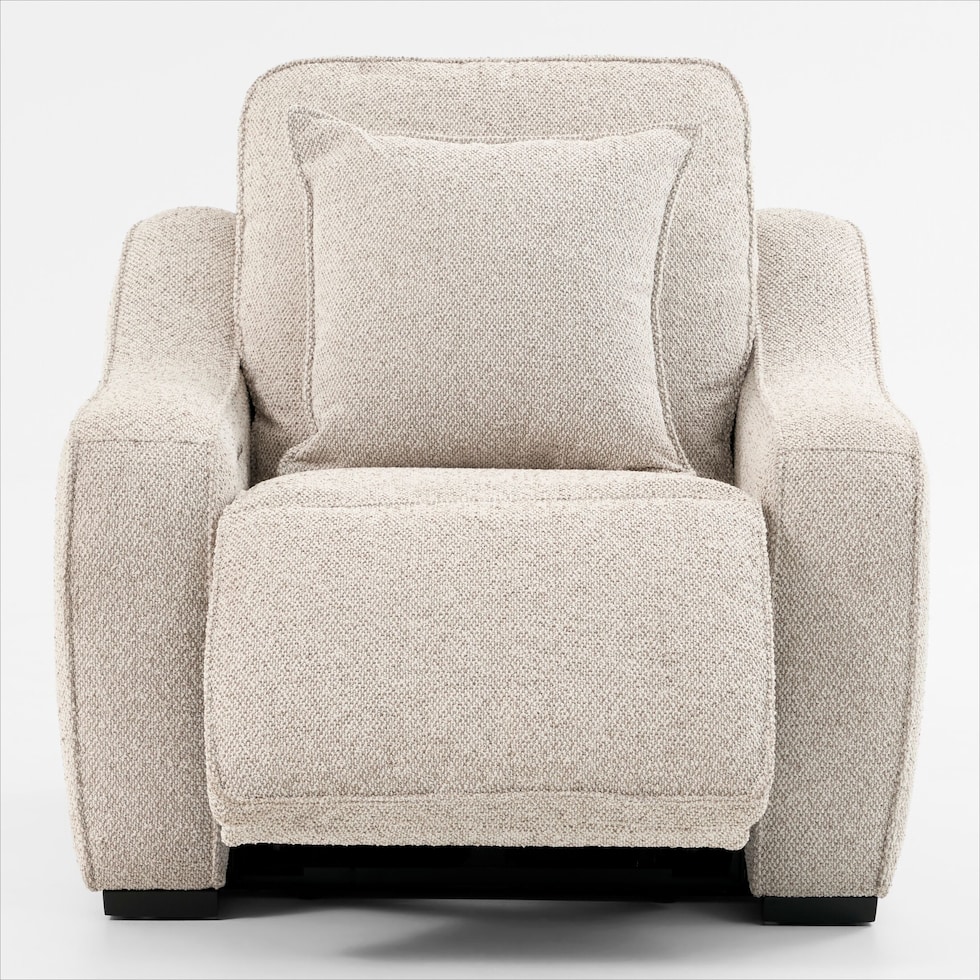 walden white recliner   