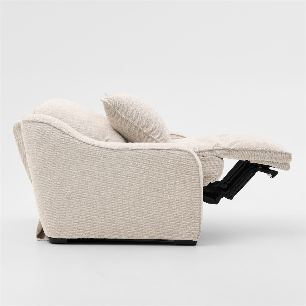 walden white recliner   