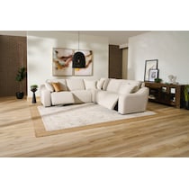 walden white sectional   