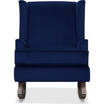 walla blue accent chair   