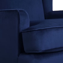 walla blue accent chair   