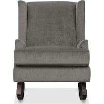 walla gray accent chair   