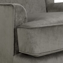 walla gray accent chair   