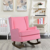 walla pink accent chair   