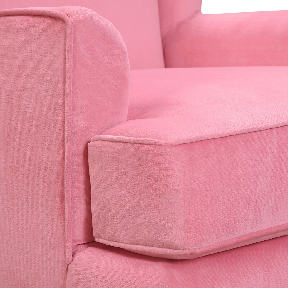 walla pink accent chair   