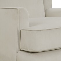 walla white accent chair   