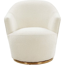 wanda white accent chair   