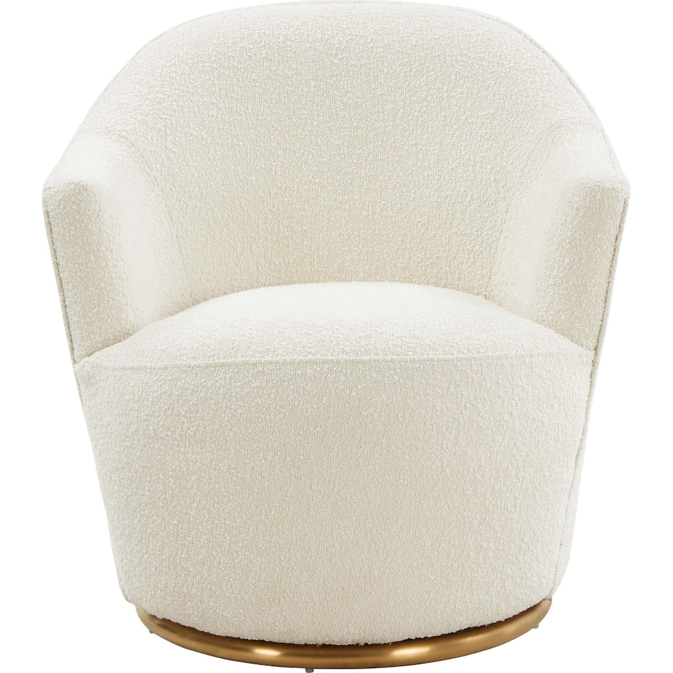 wanda white accent chair   