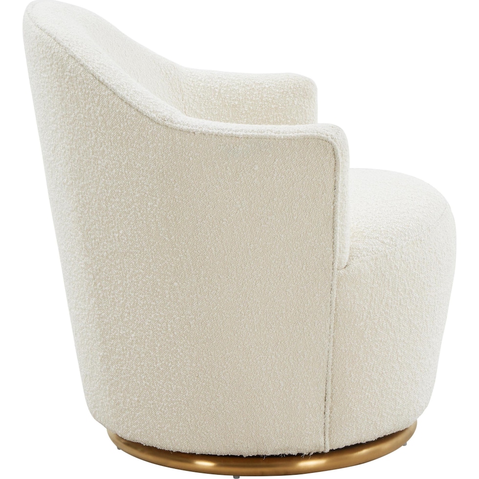 wanda white accent chair   